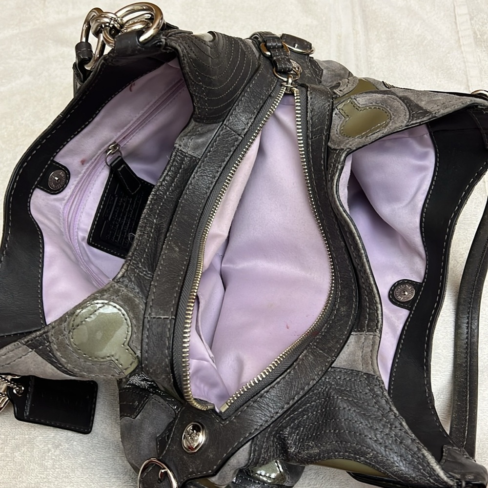 COACH Madison Maggie inlayed patchwork bag - Picture 6 of 13